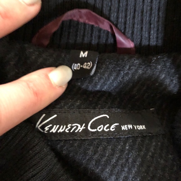 Kenneth Cole Wool Blend Pea Coat - Picture 4 of 5